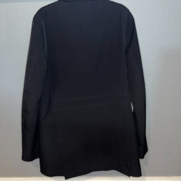 BLACK BROWN 1826 Hooded Jacket - Full Zip Dress Raincoat Overcoat - EUC -40R - Picture 7 of 16